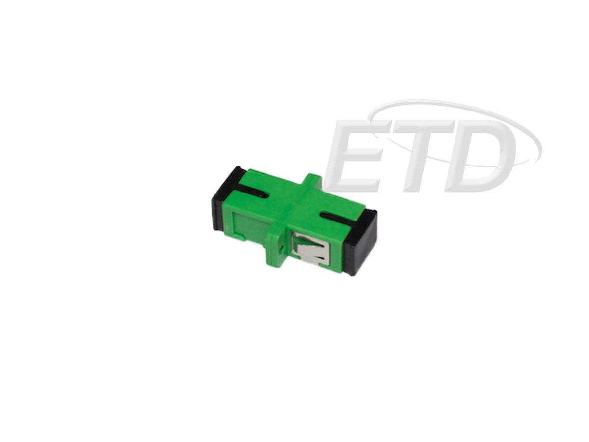 ETD valokuituadapteri Simplex SC-SC/APC SM, vihreä