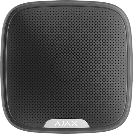 Ajax StreetSiren, musta langaton sireeni, IP54