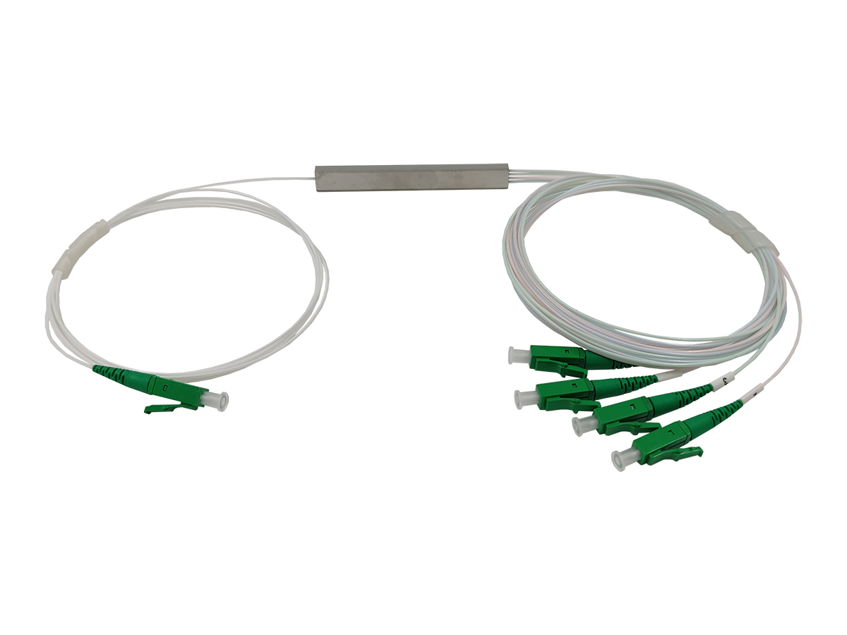 Jakaja 1:4 PLC Mini LC/APC 0,9 mm, 1 m