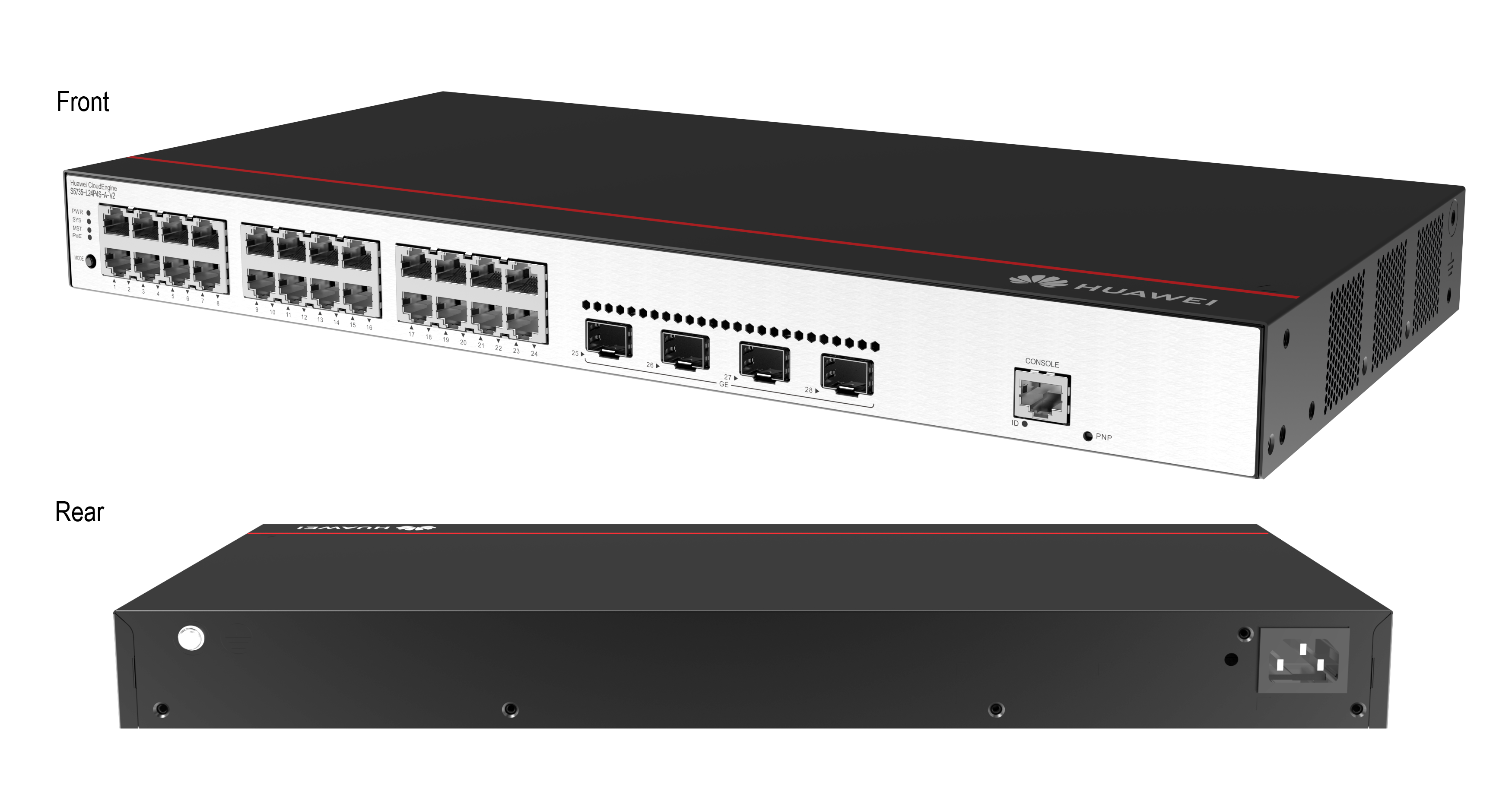 S5735-L24P4S-A-V2 + Basic SW + Power Unit 