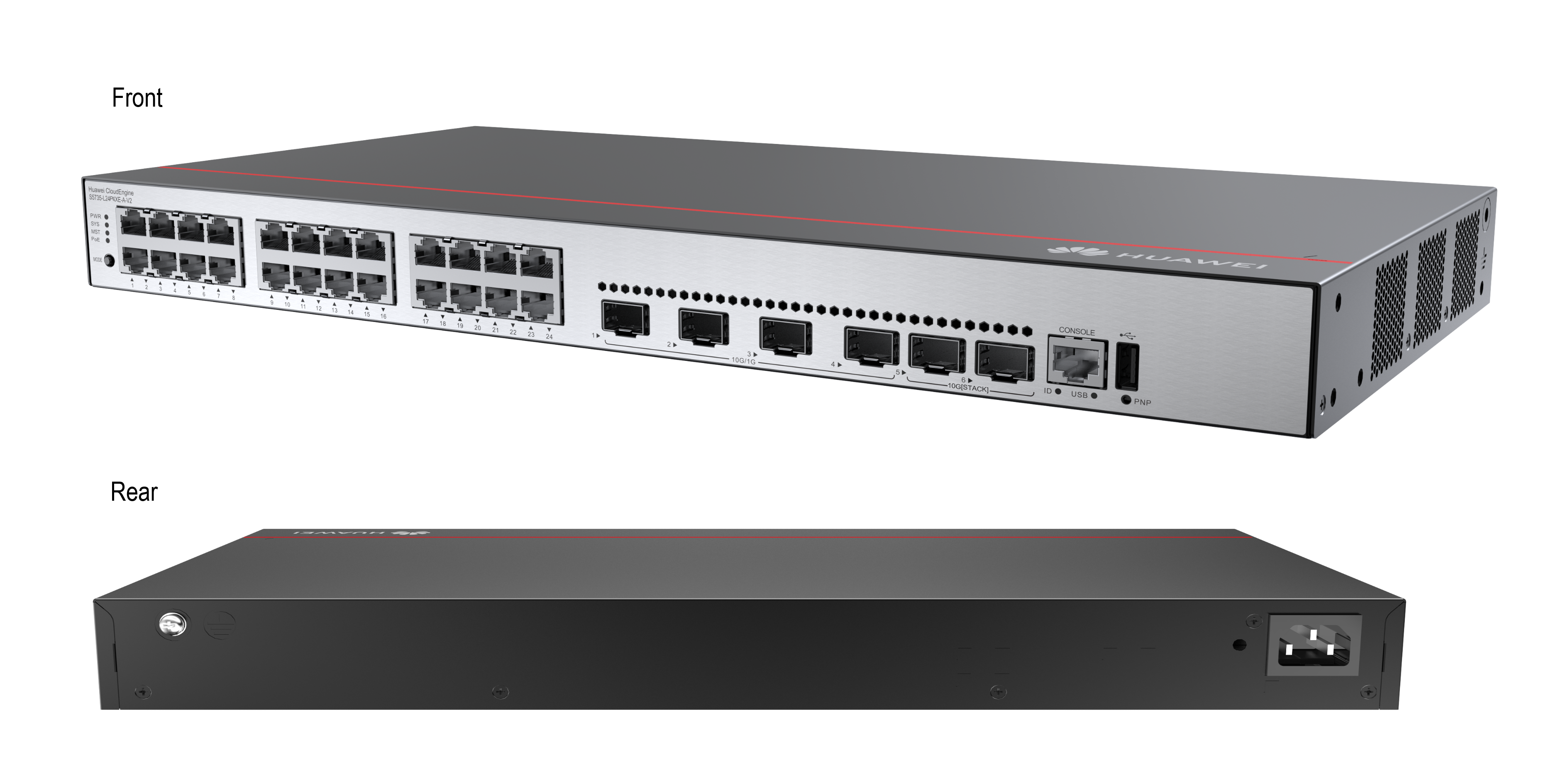 S5735-L24P4XE-A-V2 + Basic SW + Power Unit 