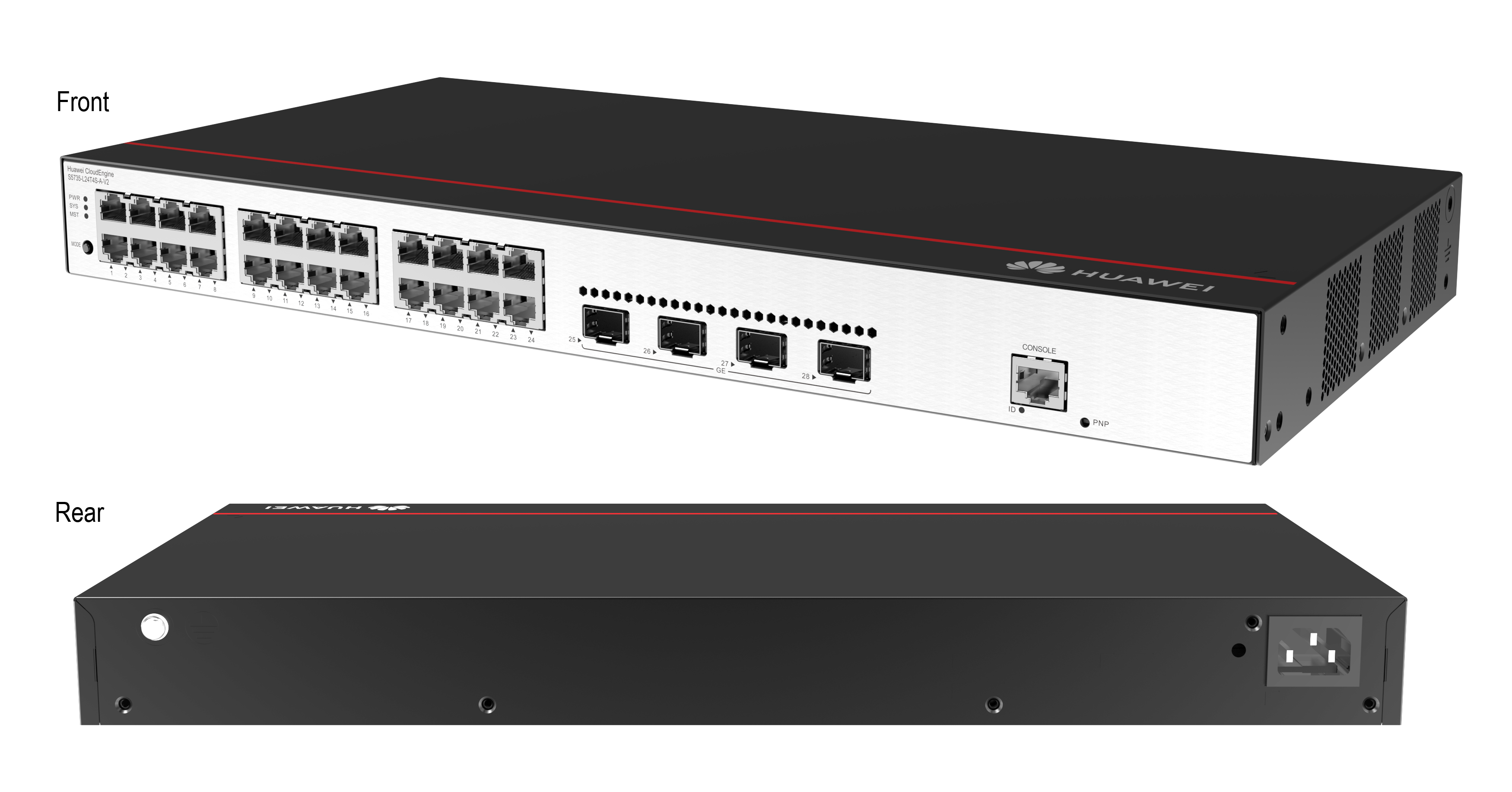 S5735-L24T4S-A-V2 + Basic SW + Power Unit 