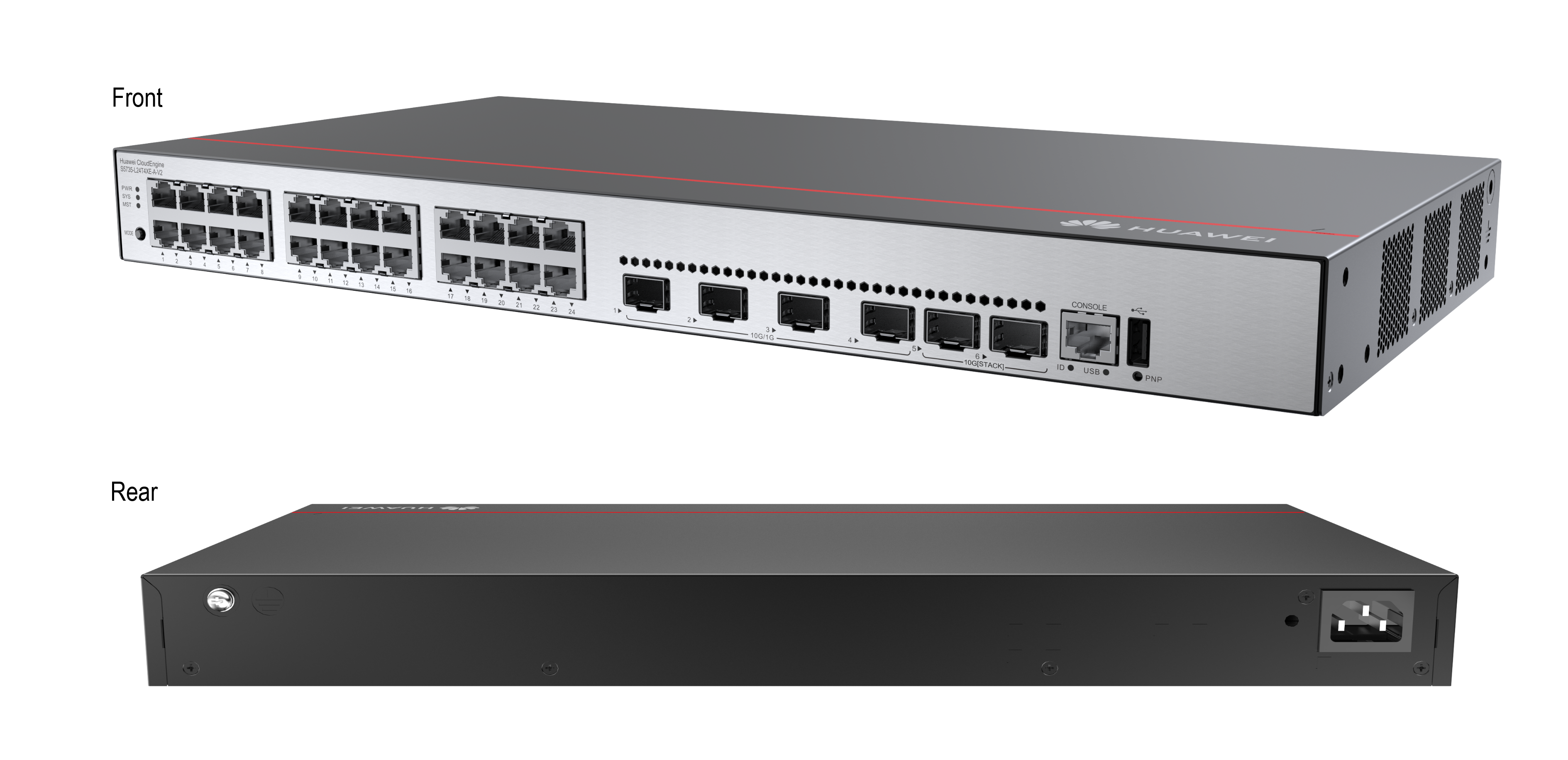 S5735-L24T4XE-A-V2 + Basic SW + Power Unit 