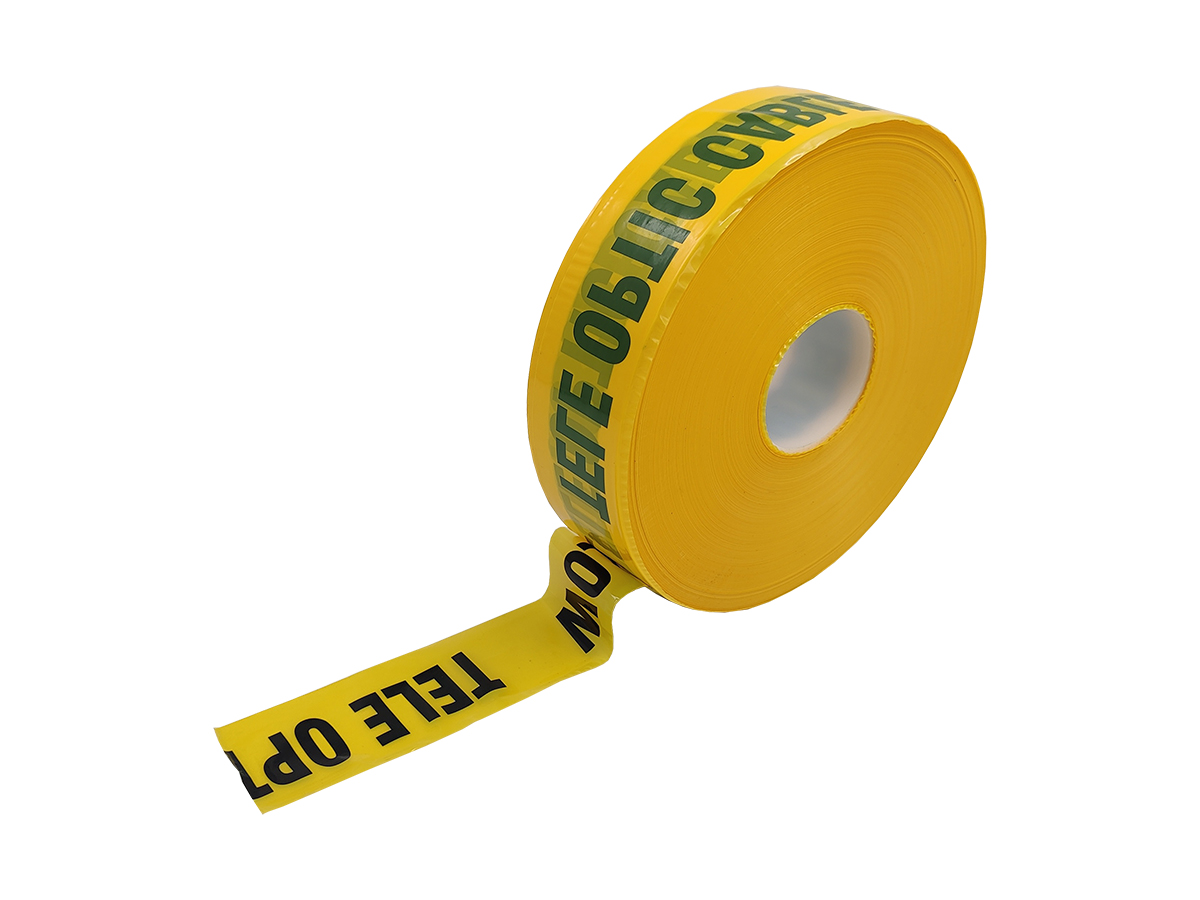 MP Varoitusnauha Tele 0,05x65 mm, 1000 m rulla