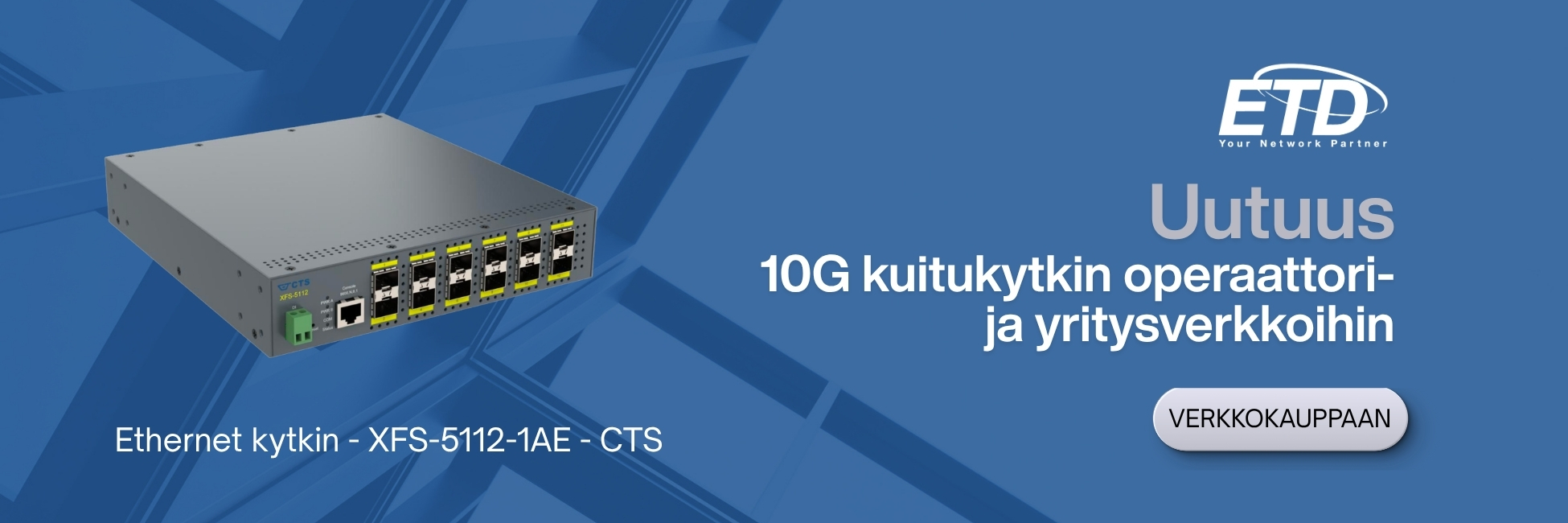 Ethernet kytkin - XFS-5112-1AE - CTS